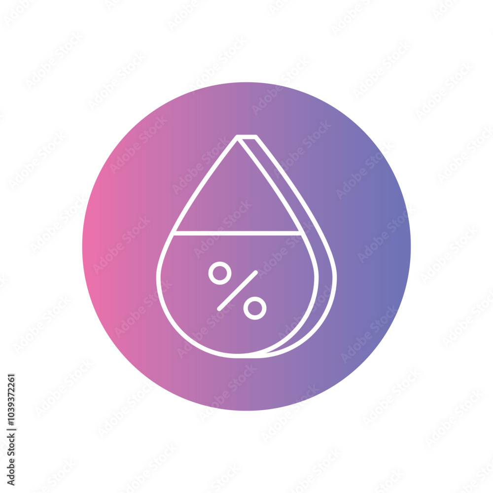 Humidity vector icon stock illustration Humidity vector icon stock illustration