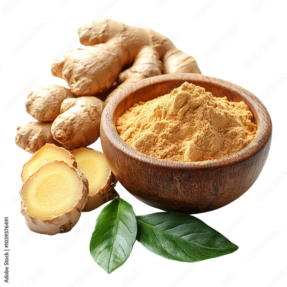 fresh and organic ginger spice isolated on transparent background fresh and organic ginger spice isolated on transparent background