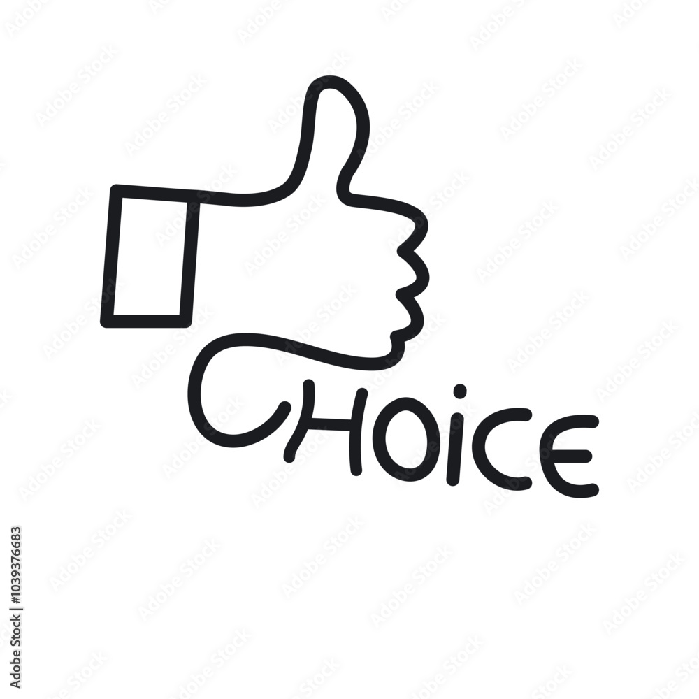 good choice thumb hand icon vector element design template good choice thumb hand icon vector element design template