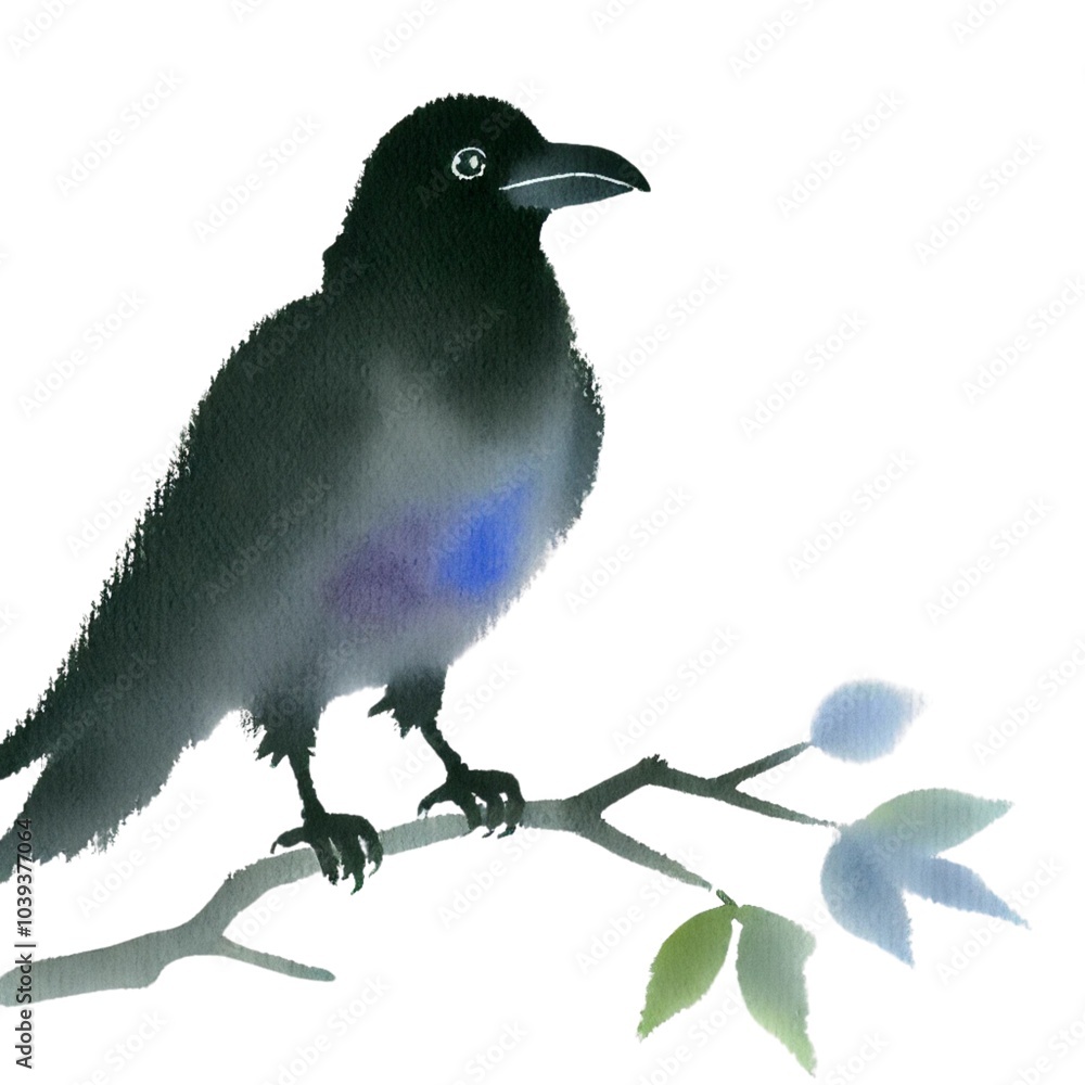 Obraz premium Raven カラス