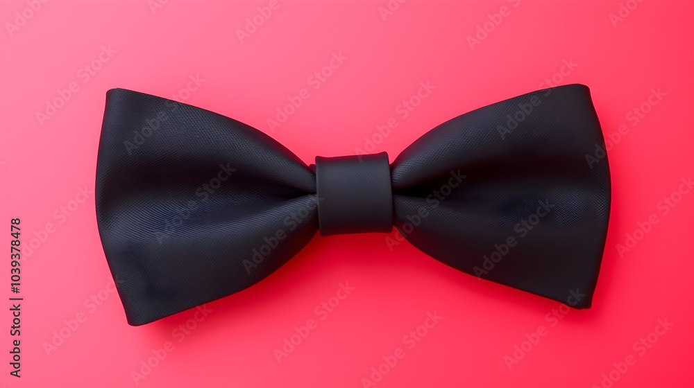 Black Bow Tie Mockup Black Bow Tie Mockup