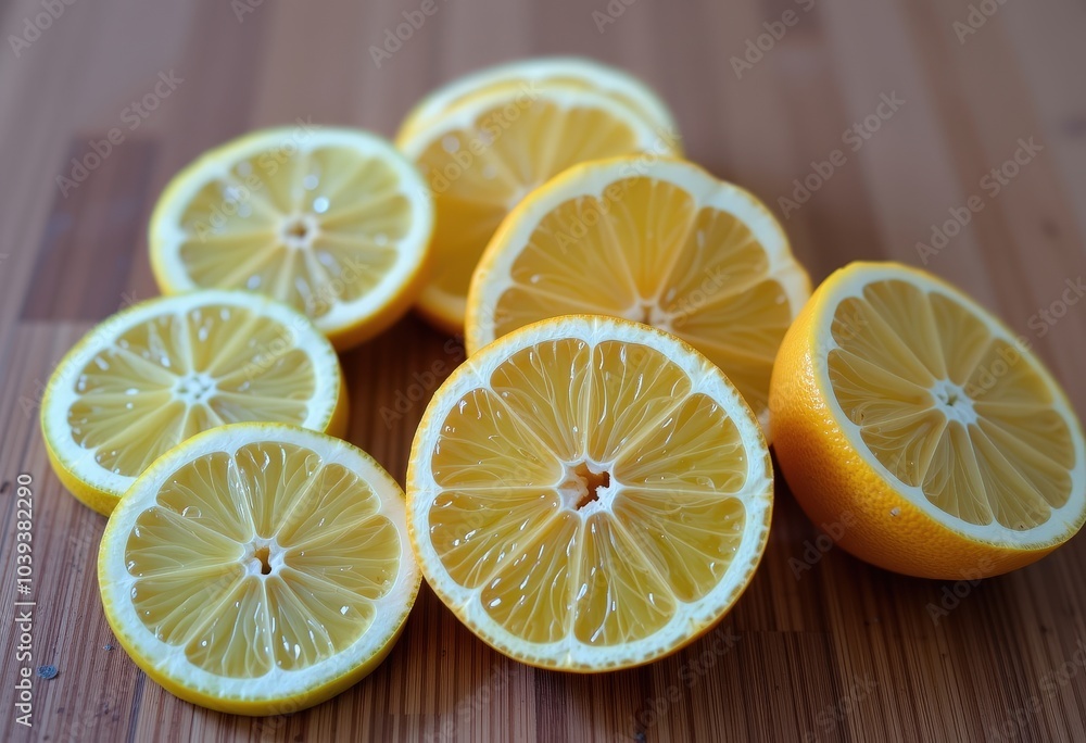 lemons on a table lemons on a table