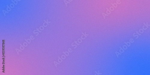 Digital grainy gradient with a colorful soft noise effect. Vintage Grunge Texture Pattern in blue and pink Tones for Artful Wallpaper. Gradient blur, noise, grain, texture abstract background. 