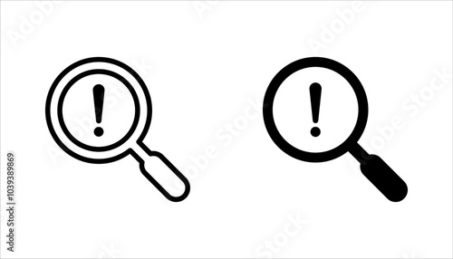 Problem identification linear icon set. Problem solving process. vector illustration on white background