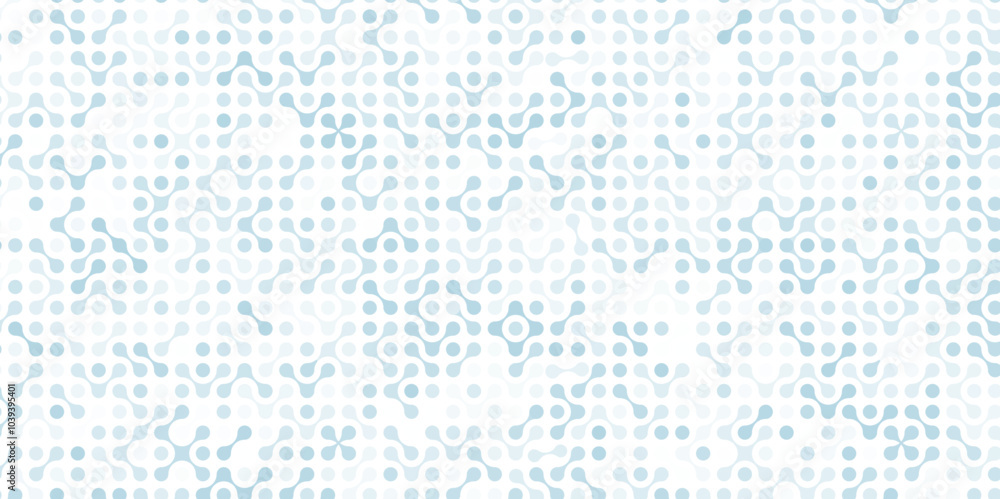 Seamless blue and white metaball connection. Abstract line and dot background. Seamless blue and white metaball connection. Abstract line and dot background.