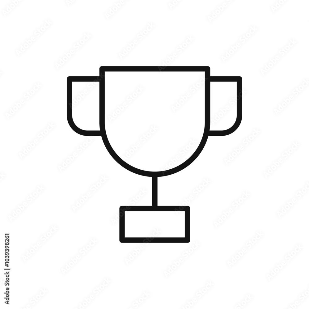 Award icon Thin line art isolated Award icon Thin line art isolated