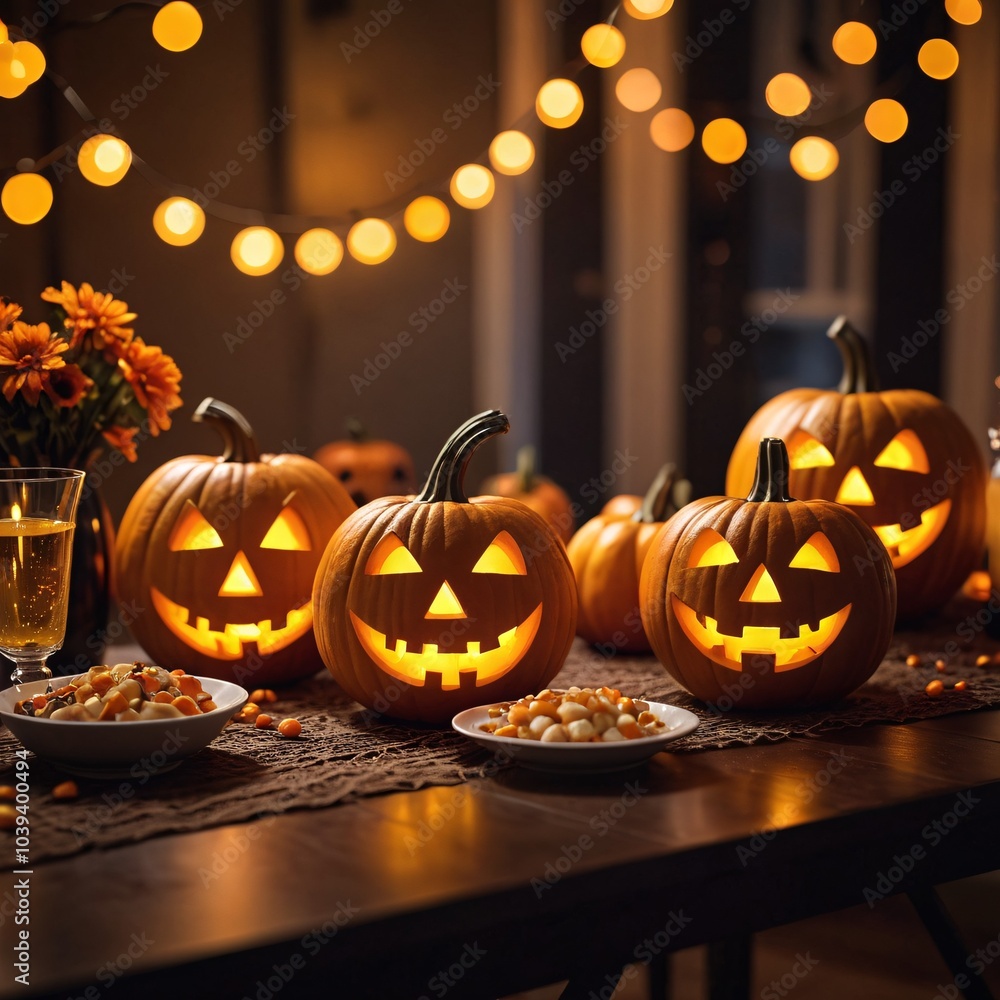 Fototapeta premium halloween,halloween party,party,pumpkin,scary