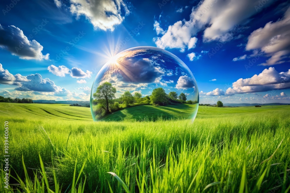 Double Exposure Photography of a Lush Field with Grass and a Vibrant Blue Sky, Nature's Harmony in a Dreamy Blend of Landscape and Atmosphere for Stunning Visuals Double Exposure Photography of a Lush Field with Grass and a Vibrant Blue Sky, Nature's Harmony in a Dreamy Blend of Landscape and Atmosphere for Stunning Visuals