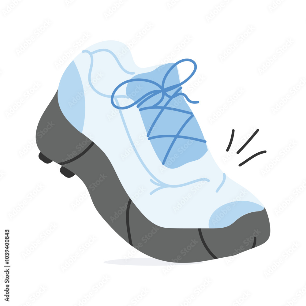 Well designed running shoes in modern style Well designed running shoes in modern style