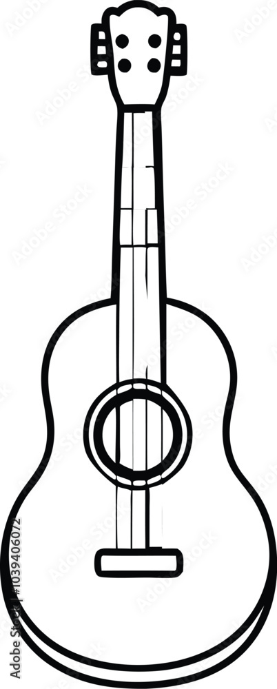 ukulele silhouette vector illustration white background ukulele silhouette vector illustration white background
