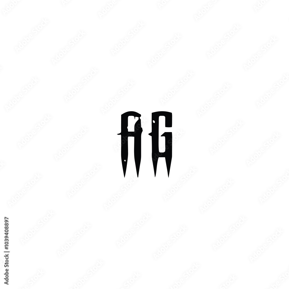 AG monogram logo design letter text name symbol monochrome logotype alphabet character simple logo AG monogram logo design letter text name symbol monochrome logotype alphabet character simple logo