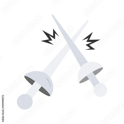 Download this amazing icon of fencing sword, ready for premium use