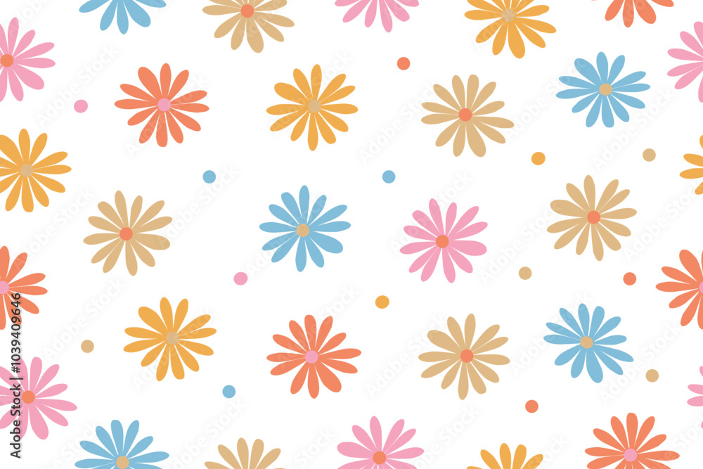 Garden flower, plants, botanical, seamless vector design for fashion, fabric, wallpaper and all prints. Small bright flowers. Vector illustration. Vector Garden flower, plants, botanical, seamless vector design for fashion, fabric, wallpaper and all prints. Small bright flowers. Vector illustration. Vector