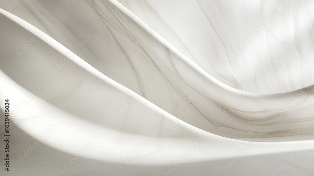 Obraz premium Luxurious Limestone Background for High-End Skincare Display with Cinematic Light Aesthetic
