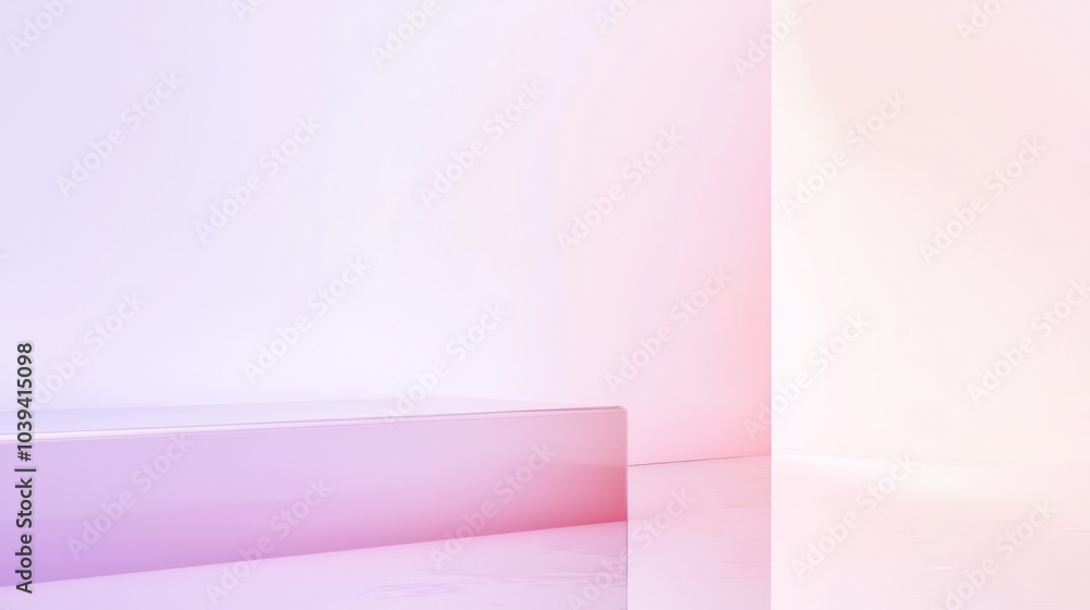 Serene Gradient Background for Skincare Mockup Photography with Ultra-Detailed, Cinematic Light Serene Gradient Background for Skincare Mockup Photography with Ultra-Detailed, Cinematic Light