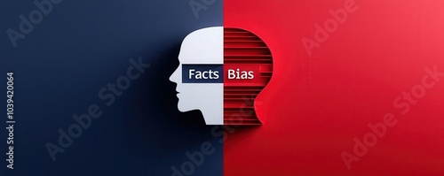 A split profile design contrasting 