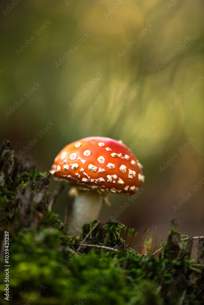Obraz premium Beautiful Blurred Autumn Leaves Creating a Peaceful and Colorful Background