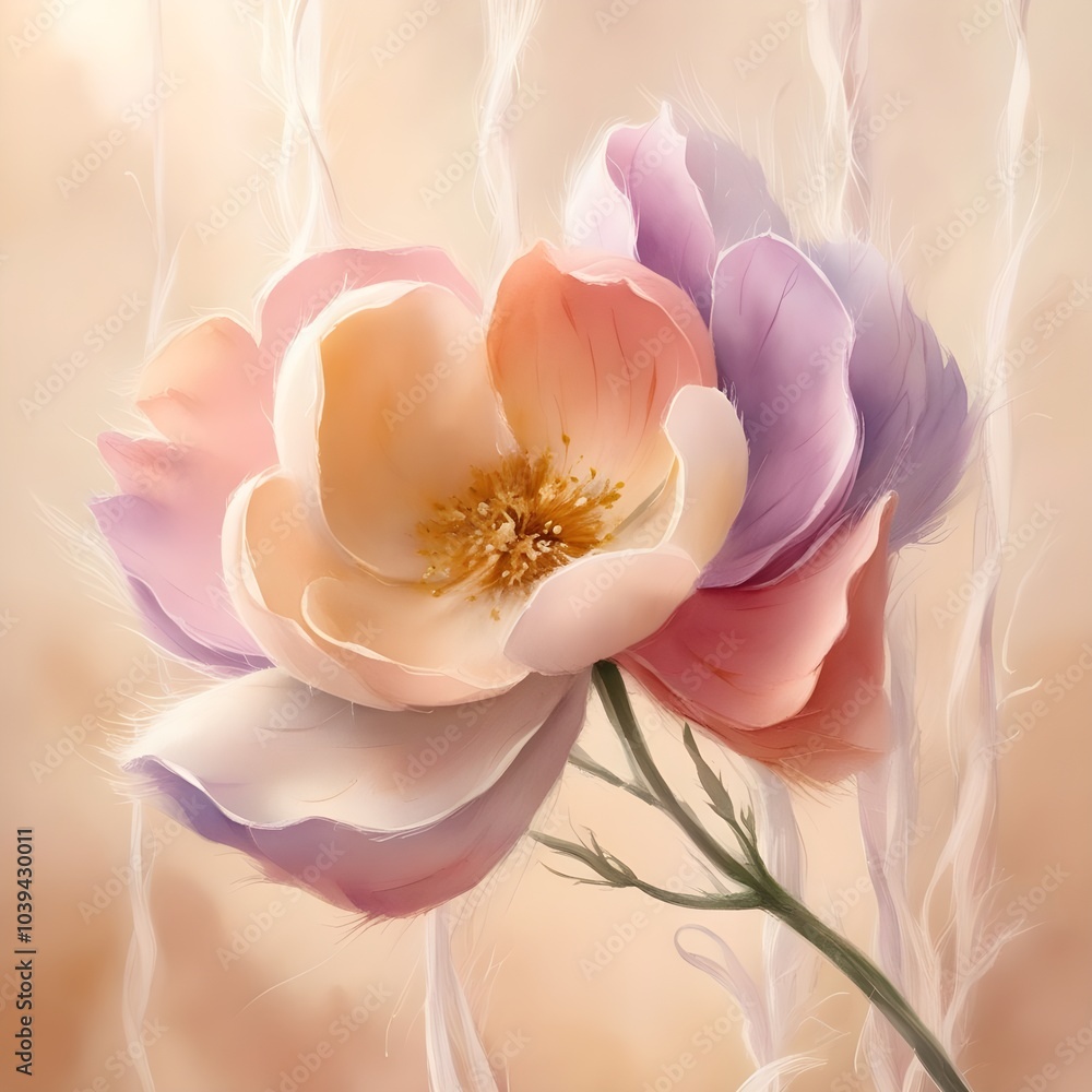 Obraz premium pink rose petals