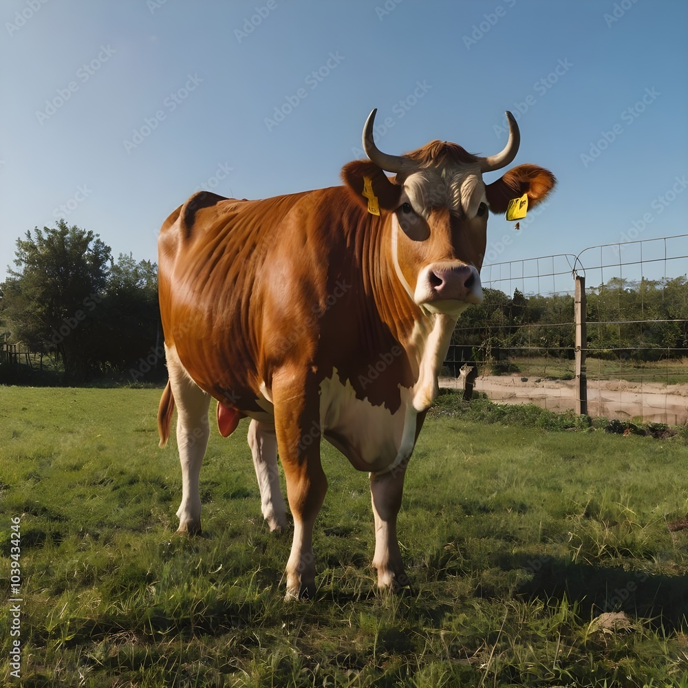 cow on a meadow cow on a meadow