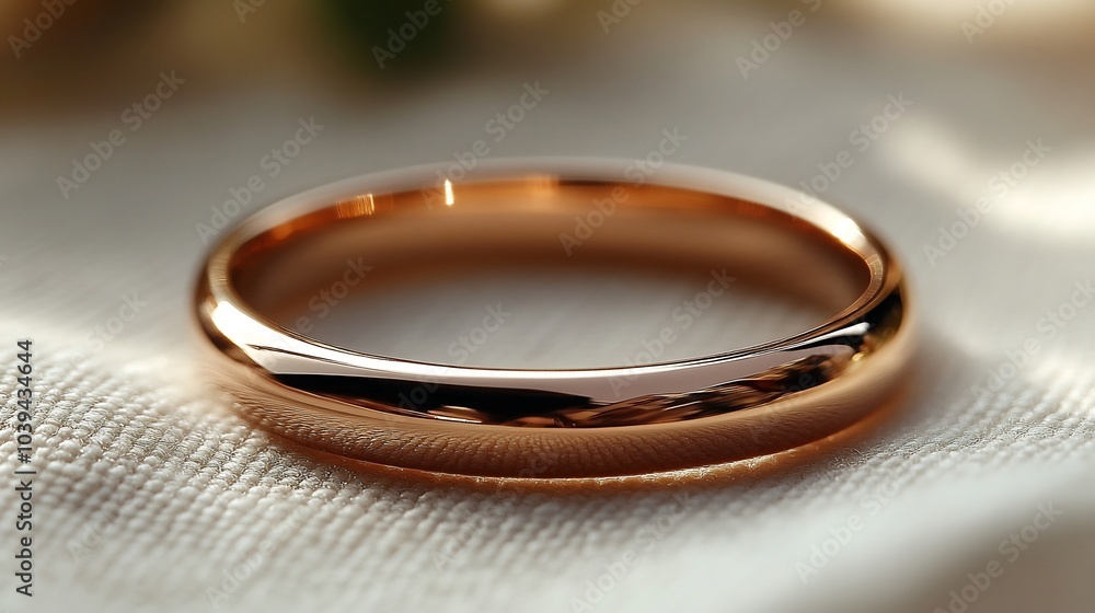 Minimalist toe ring in rose gold with a thin band isolated on a soft neutral background showcasing its simple and elegant charm Minimalist toe ring in rose gold with a thin band isolated on a soft neutral background showcasing its simple and elegant charm