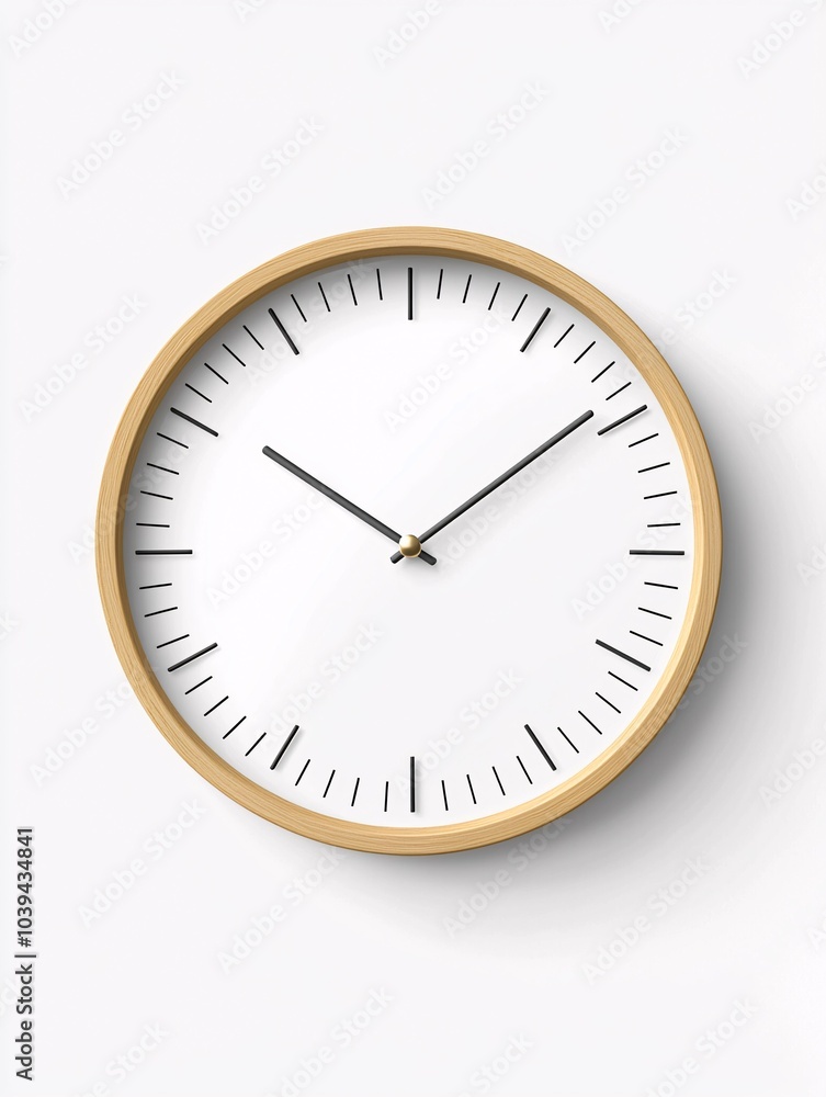 A sleek, minimalist clock with subtle hues and crisp lines, showcasing pure elegance against a pristine backdrop. A sleek, minimalist clock with subtle hues and crisp lines, showcasing pure elegance against a pristine backdrop.