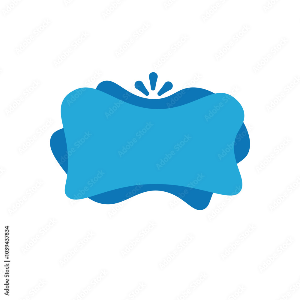 Obraz premium Blob Text Box