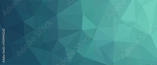 Geometric teal gradient abstract background