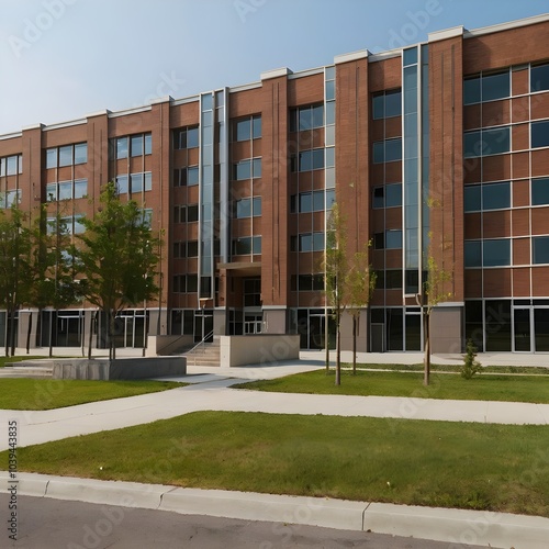 modern office building