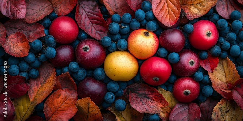 Thanksgiving autumn scene with fruits banner. Thanksgiving autumn scene with fruits banner.