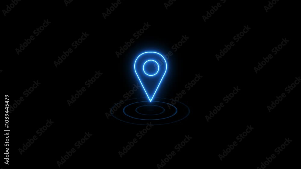 GPS location pointer animated and location icon on black color background Location Pin Pointer on radio waves Animated Cartoon Location Icon Symbol on Alpha Channel. GPS location and radio waves . GPS location pointer animated and location icon on black color background Location Pin Pointer on radio waves Animated Cartoon Location Icon Symbol on Alpha Channel. GPS location and radio waves .