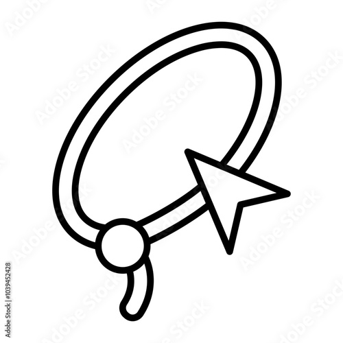 Lasso Tool.line icon