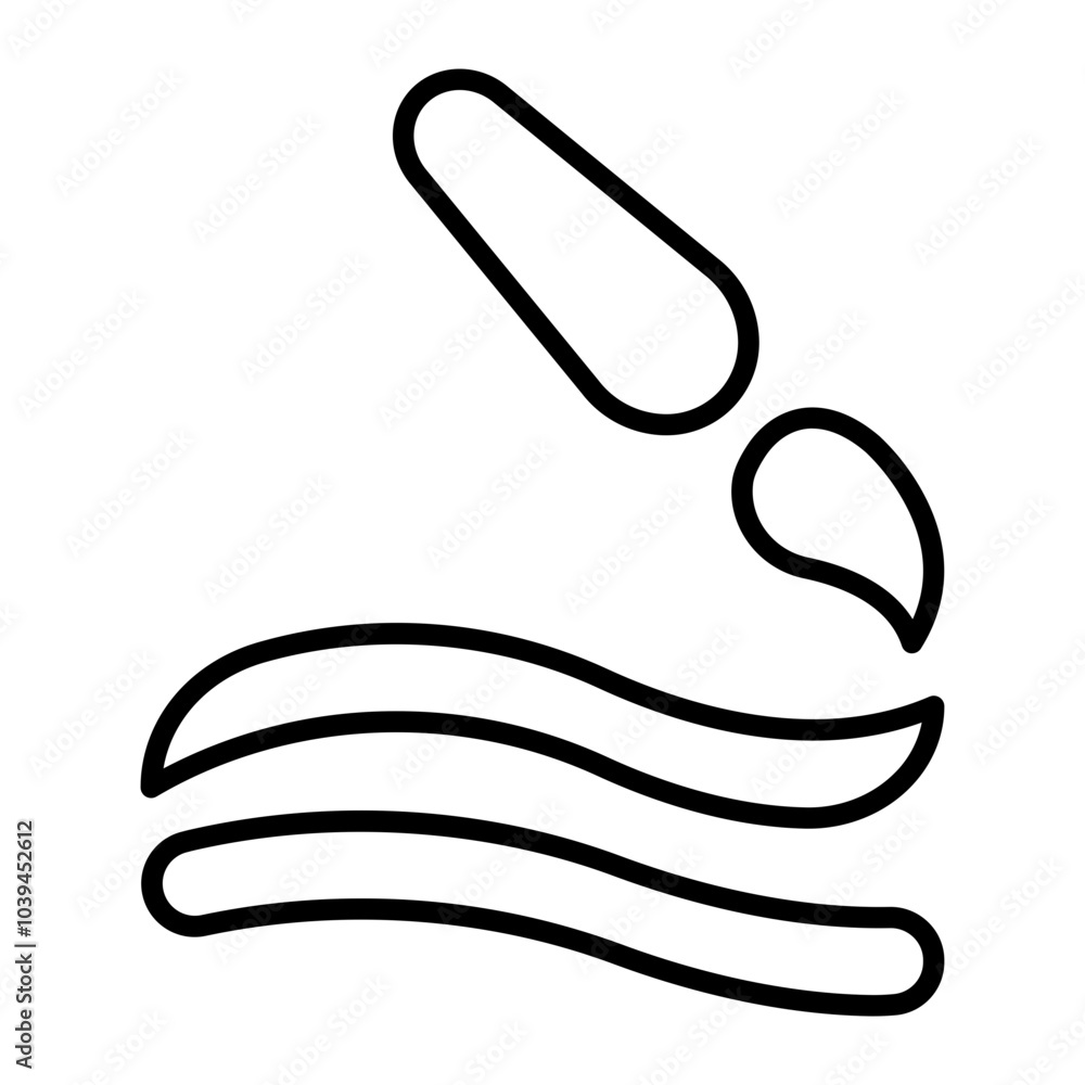 Obraz premium Brush Tool.line icon