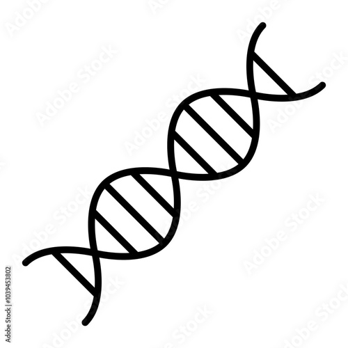 DNA Strand.line icon