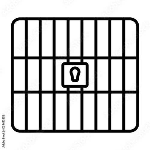 Jail Bars.line icon