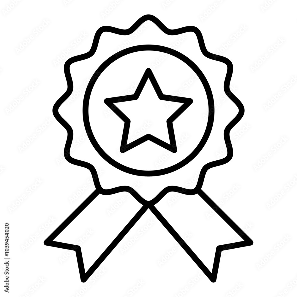 Security Badge.line icon Security Badge.line icon