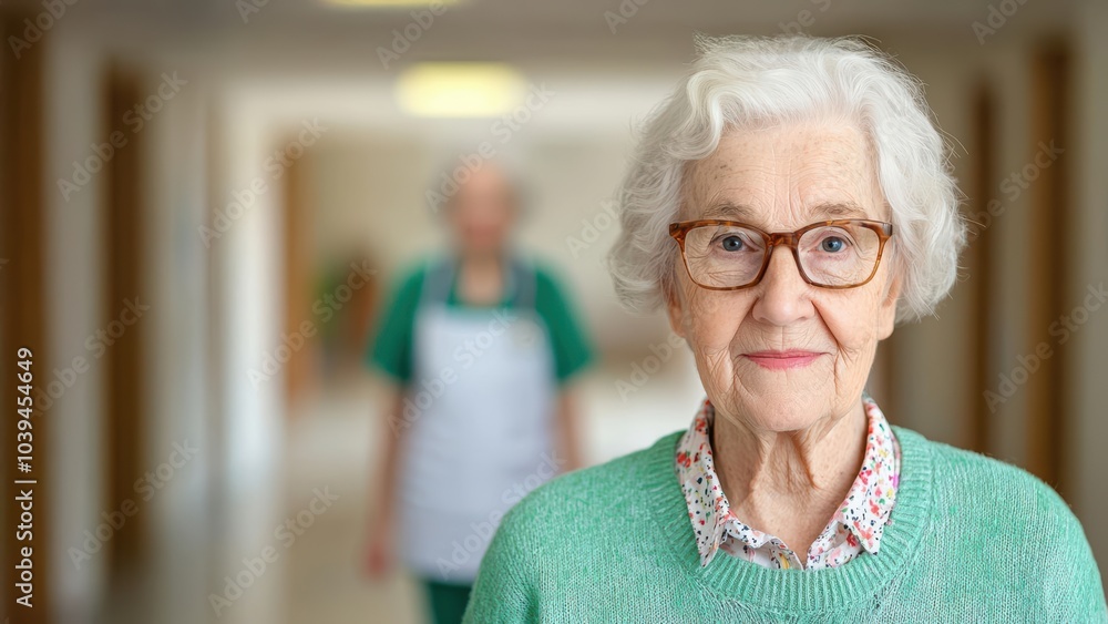 Young caregiver helping elderly woman with daily tasks in a minimalist, casual home, homecare, casual, lifestyle Young caregiver helping elderly woman with daily tasks in a minimalist, casual home, homecare, casual, lifestyle