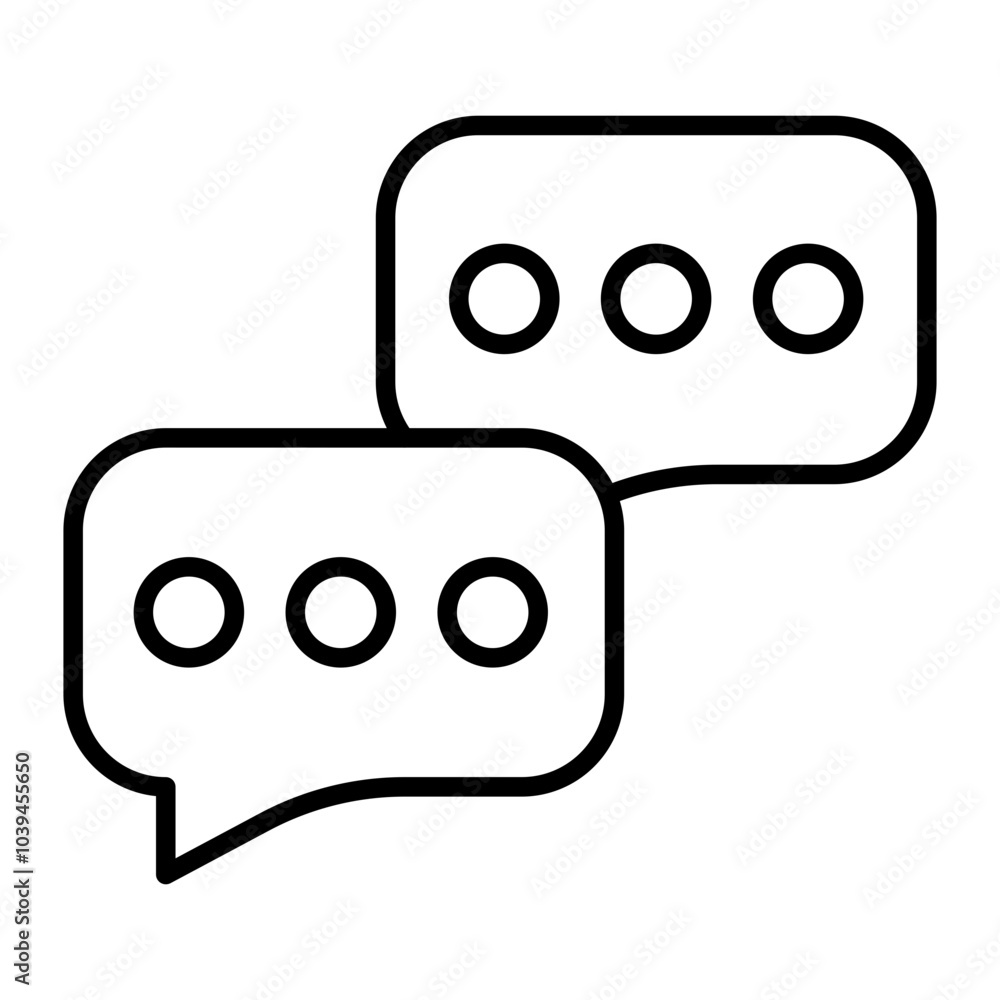 Chat Bubble.line icon Chat Bubble.line icon