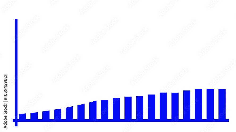 positive business graph animation. positive business graph animation.