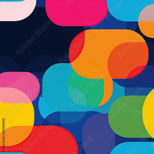 Colorful Background with Customer Appreciation Messages for Get to Know Your Customers Day