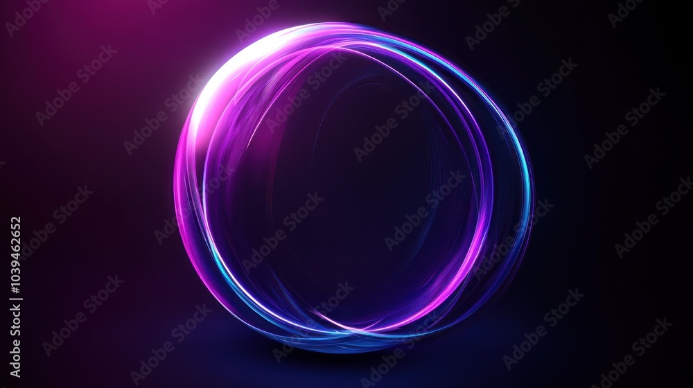 Abstract Neon Circle Abstract Neon Circle