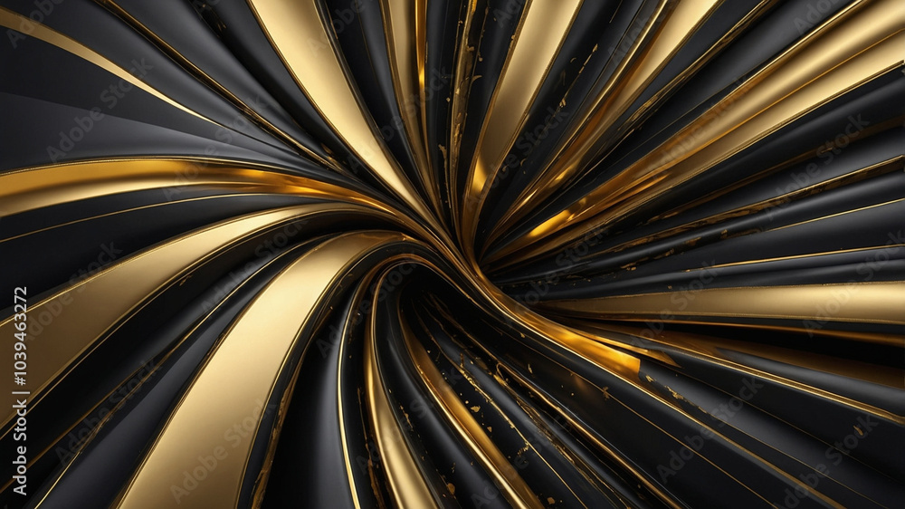 3D abstract liquid black and gold background. luxury elegant wallpaper 3D abstract liquid black and gold background. luxury elegant wallpaper