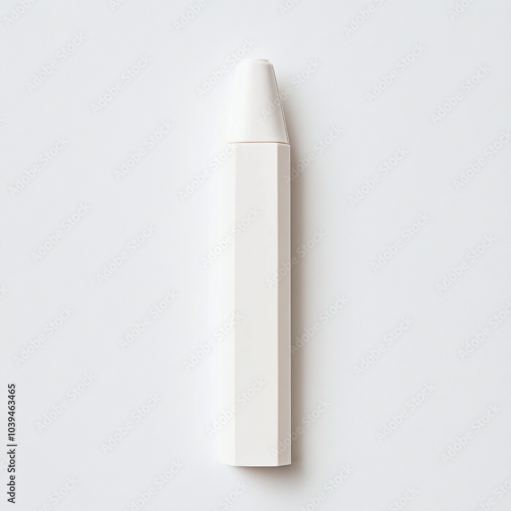 A white crayon on a plain background, designed for drawing and coloring. A white crayon on a plain background, designed for drawing and coloring.