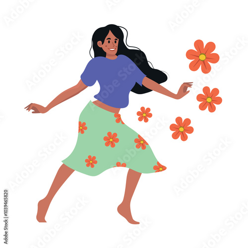 girls and women in various situations