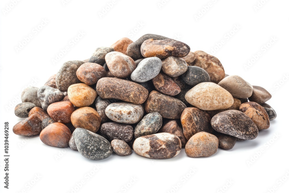A Collection of Smooth, Multicolored Pebbles A Collection of Smooth, Multicolored Pebbles