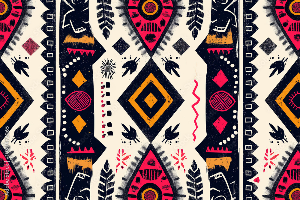 tribe seamless pattern for fashionable modern wallpapers or textile tribe seamless pattern for fashionable modern wallpapers or textile