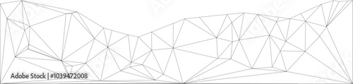 Polygonal network connection line technology