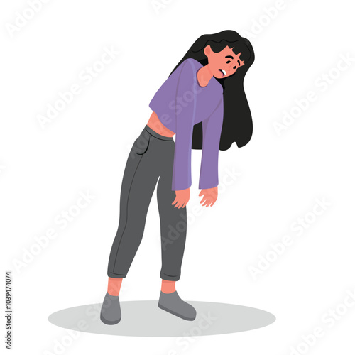 girls and women in various situations