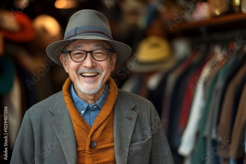 Obraz na płótnie Clothing store owner, Generative AI w salonie