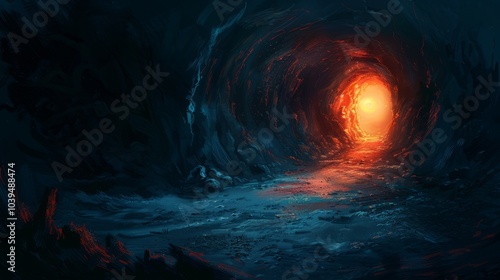 tunnel to eternity illustration.