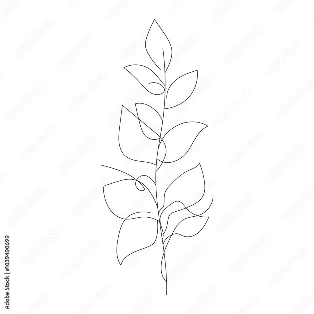 Monoline Drawing Flowers Monoline Drawing Flowers